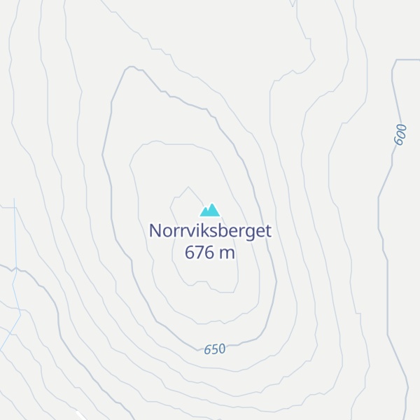 Map of Norrviksberget