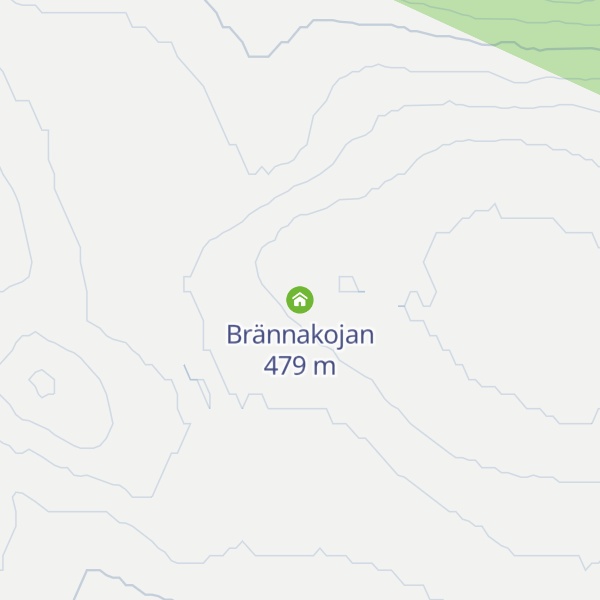 Map of Brännakojan