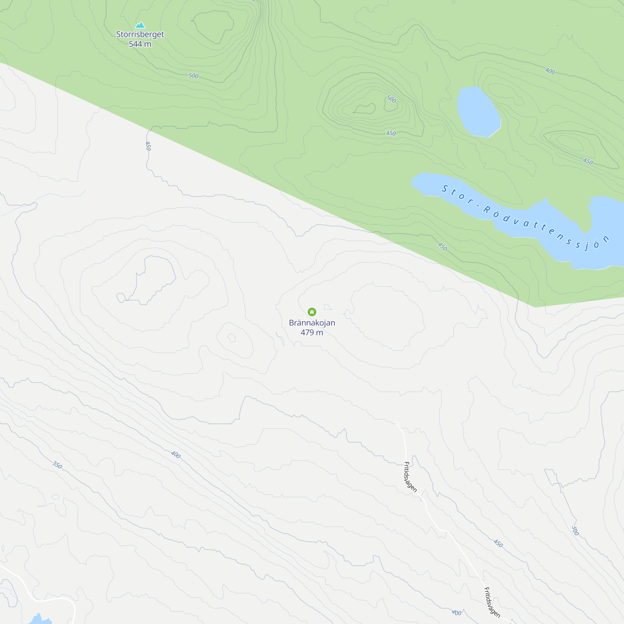 Brännakojan map