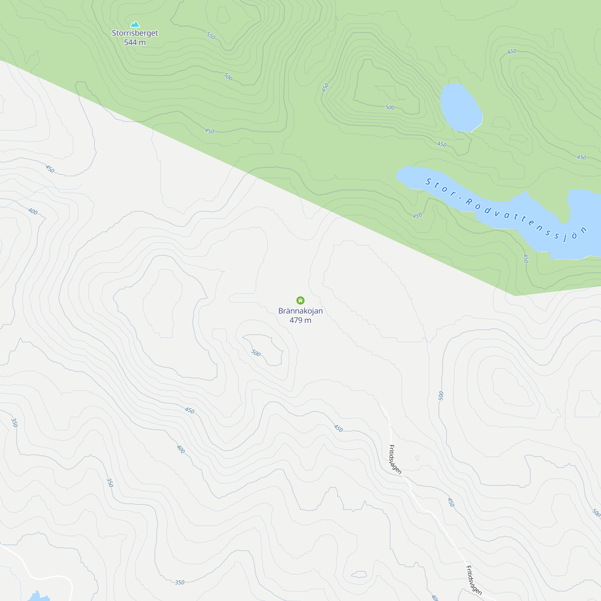 Brännakojan map