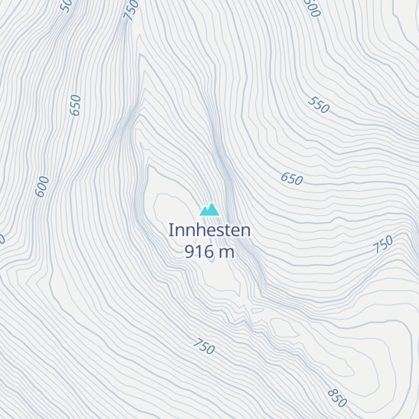 Map of Innhesten