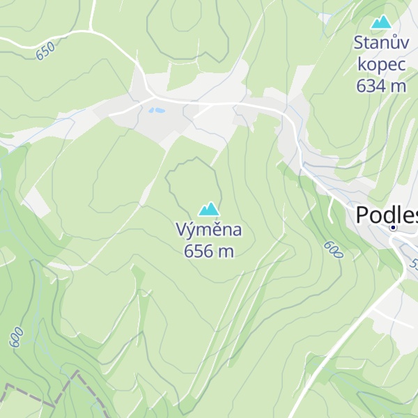 Map of Výměna