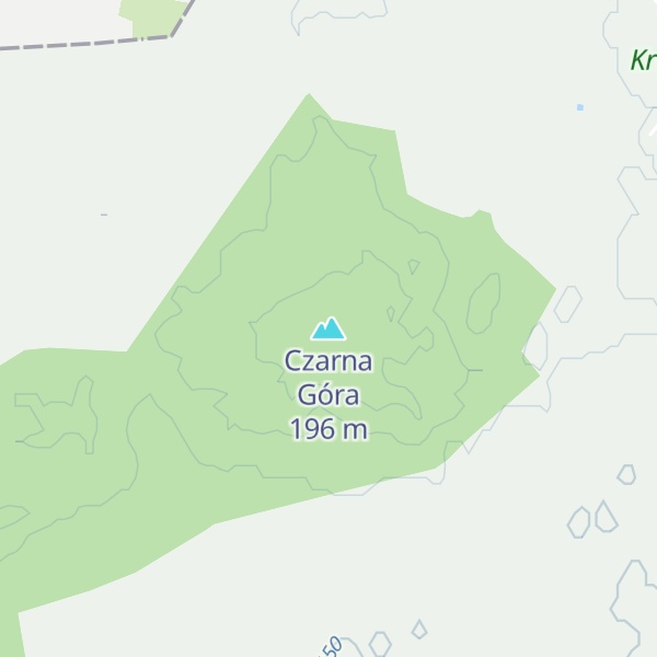 Map of Czarna Góra