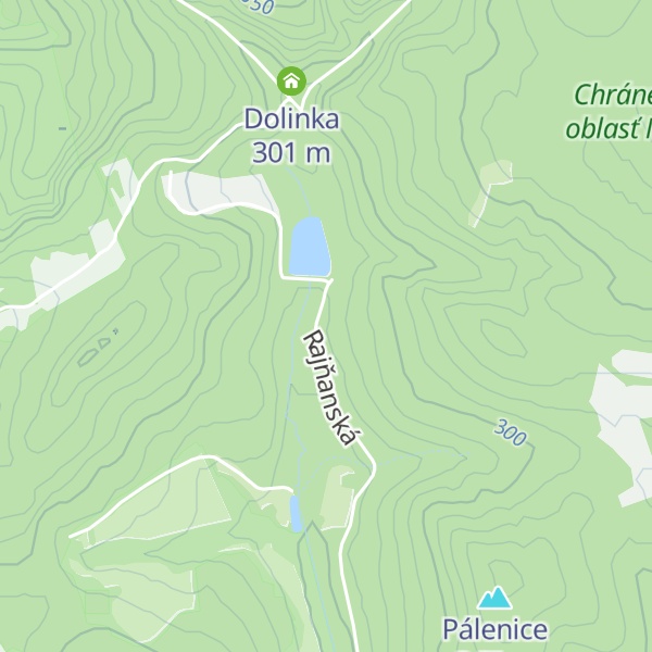 Map of Lovecký zámoček Výtok