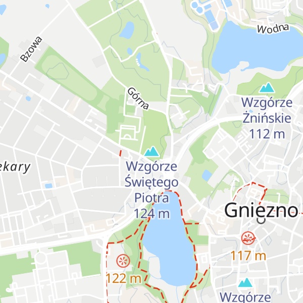 Map of Wzgórze Świętego Piotra