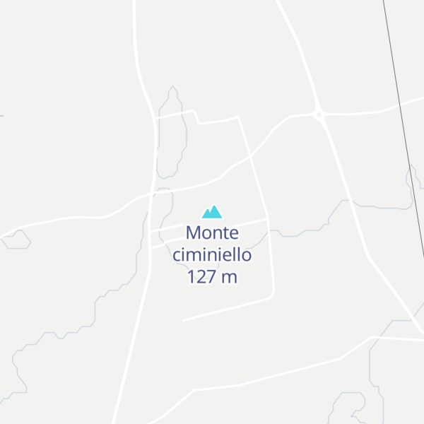 Map of Monte ciminiello