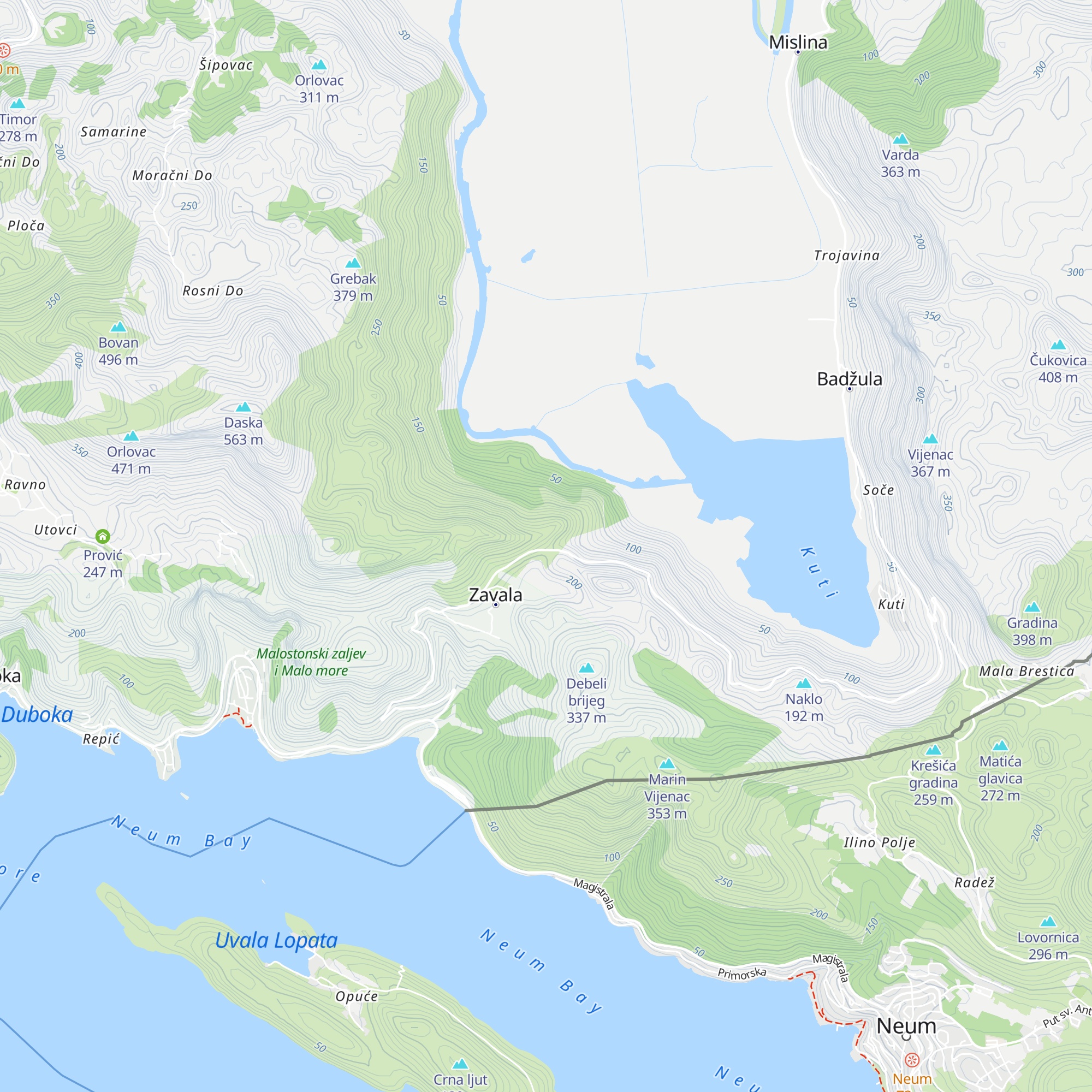 sv. Alojz map