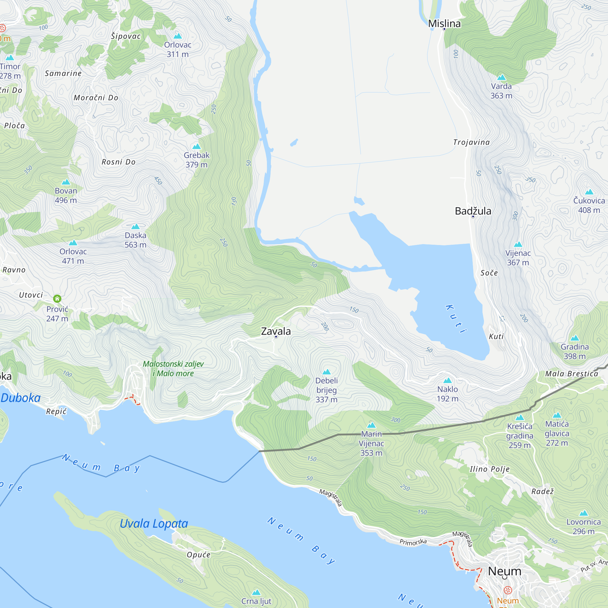 sv. Alojz map