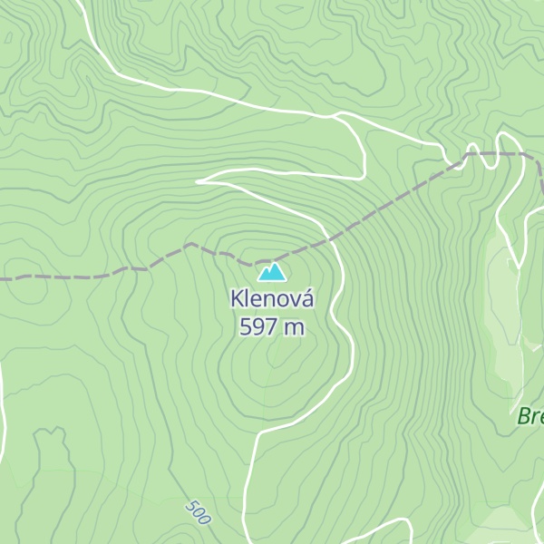 Map of Klenová