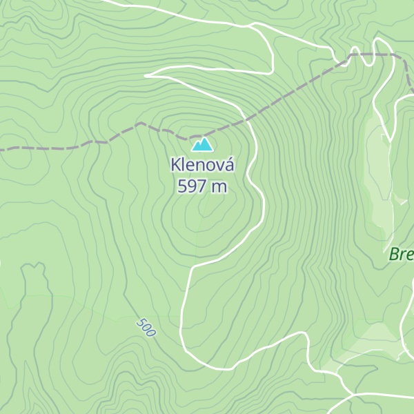 Map of Pobočné