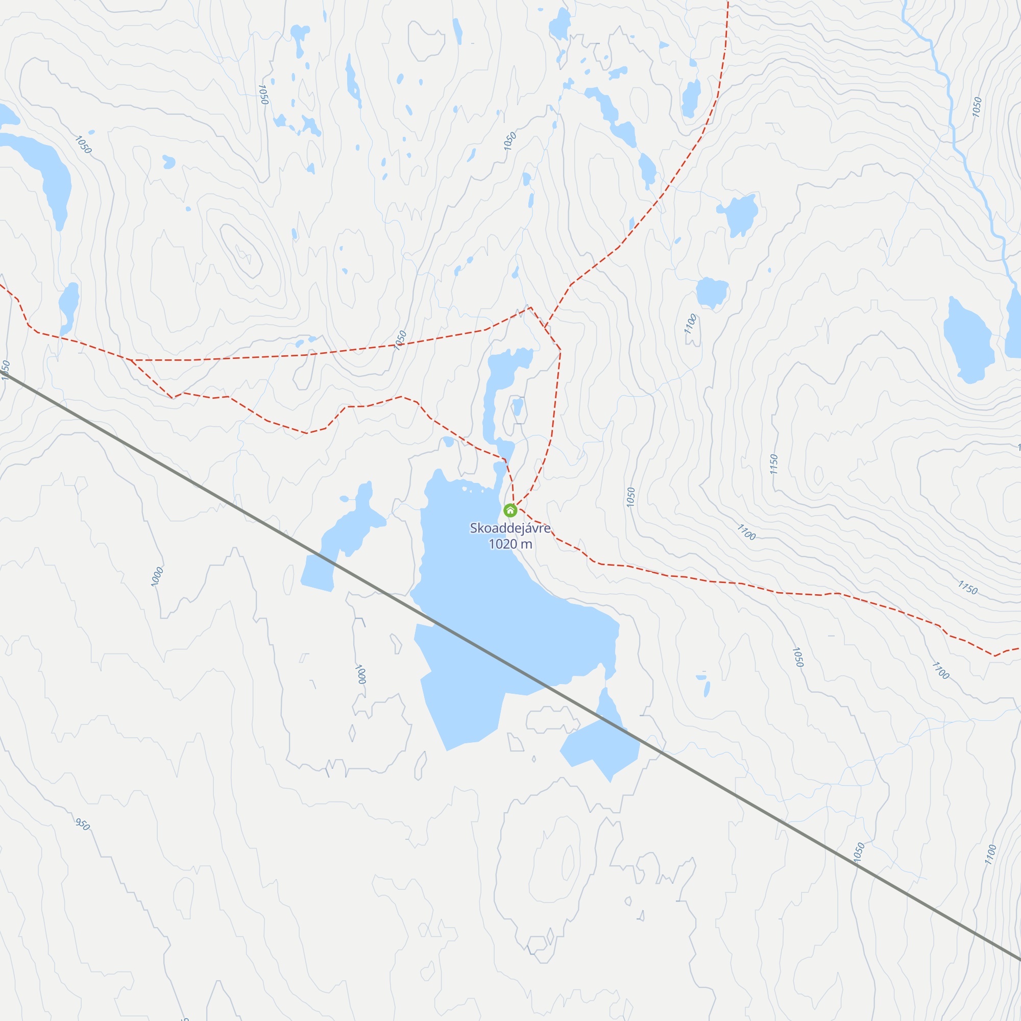 Skoaddejávre map