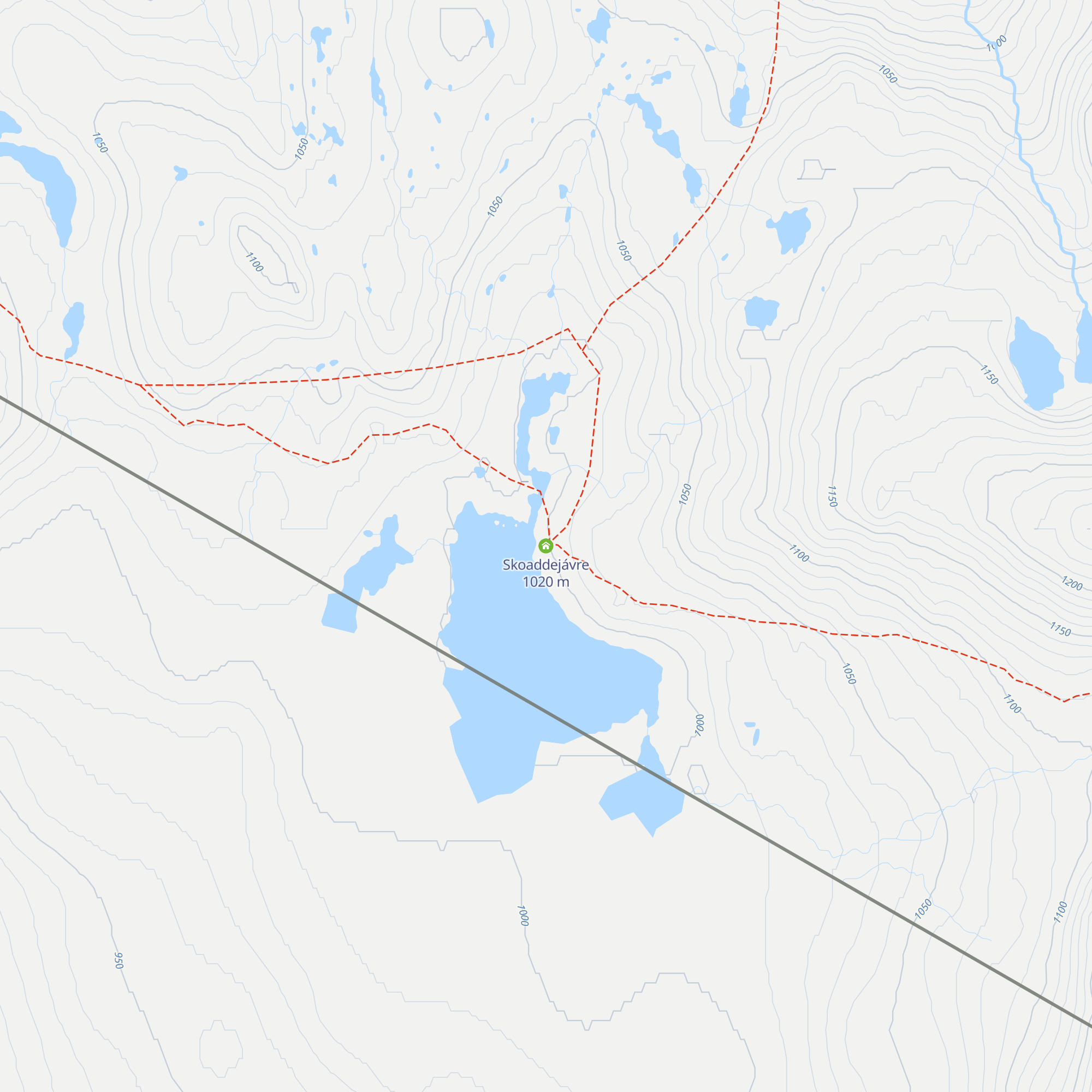 Skoaddejávre map