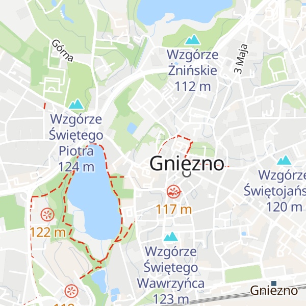Map of Wzgórze Lecha