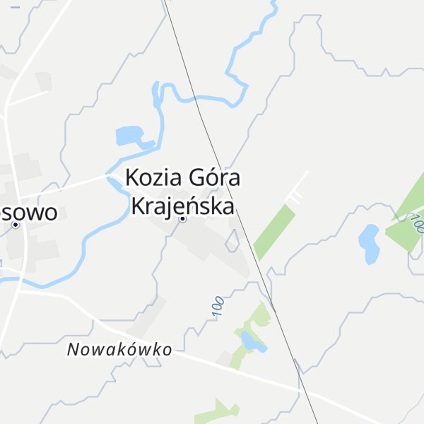 Map of Kozia Góra Krajeńska