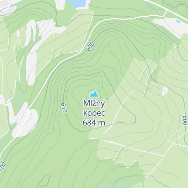 Map of Mlžný kopec