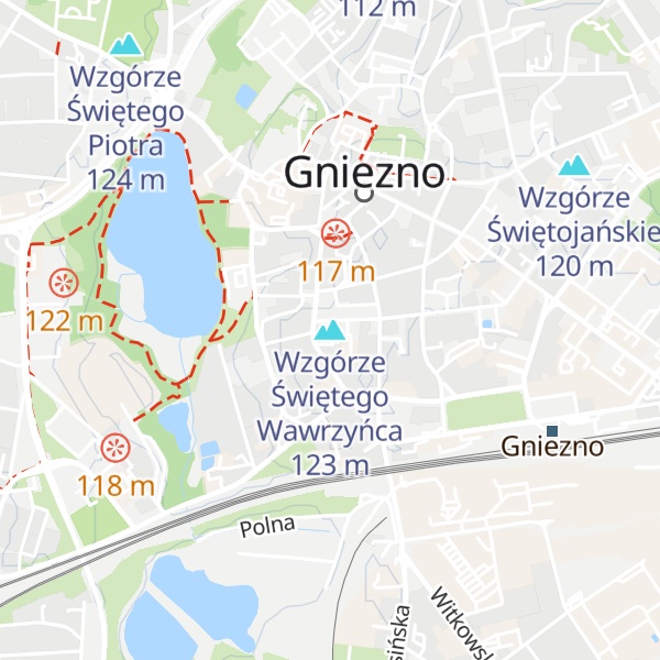 Map of Wzgórze Świętego Wawrzyńca
