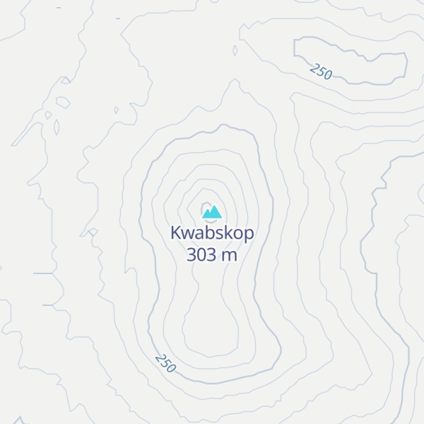 Map of Kwabskop