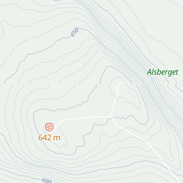 Map of Alsberget