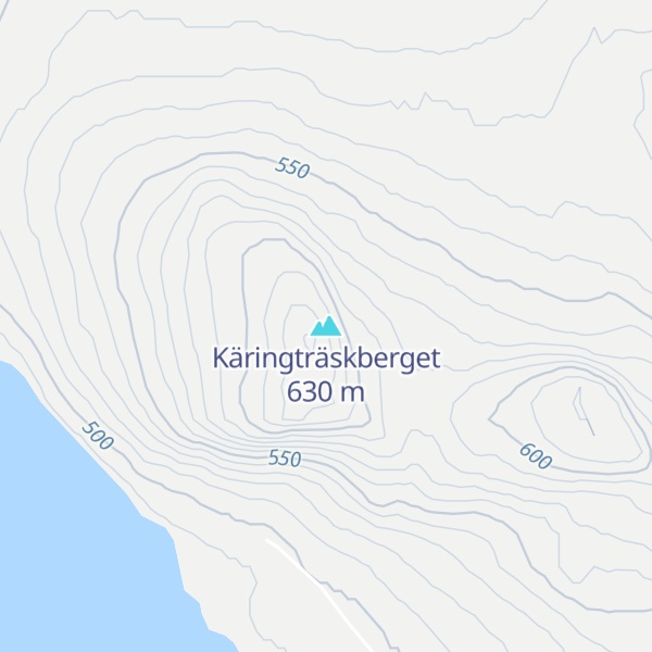 Map of Käringträskberget