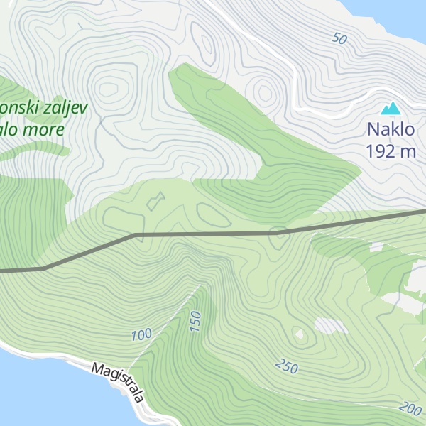 Map of Marin Vijenac