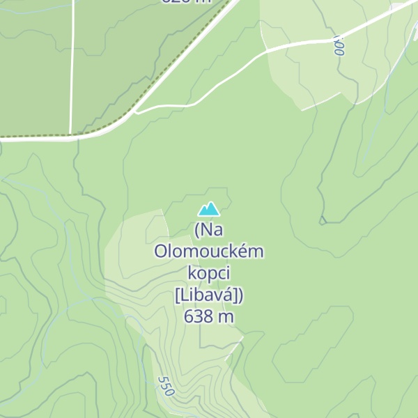Map of (Na Olomouckém kopci [Libavá])