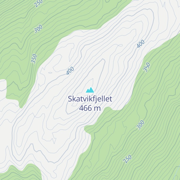 Map of Skatvikfjellet