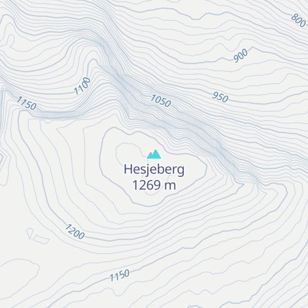 Map of Hesjeberg