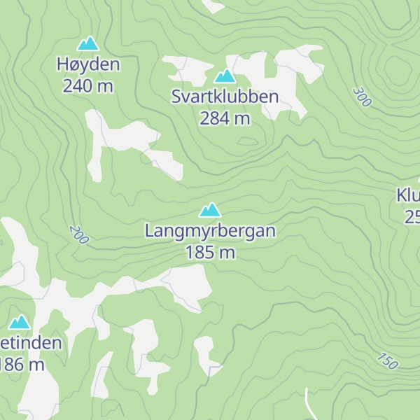 Map of Langmyrbergan