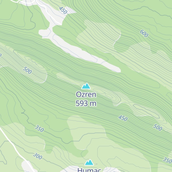 Map of Ozren