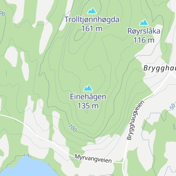 Map of Einehågen