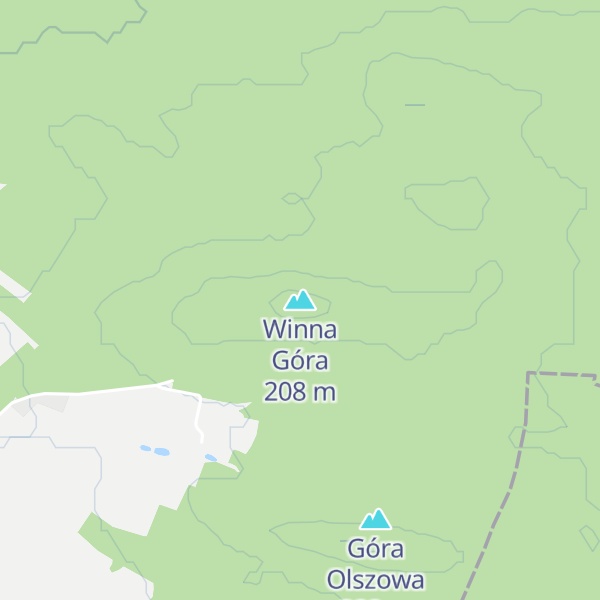 Map of Winna Góra