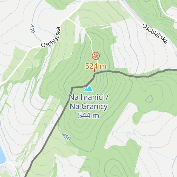 Map of Na hranici / Na Granicy