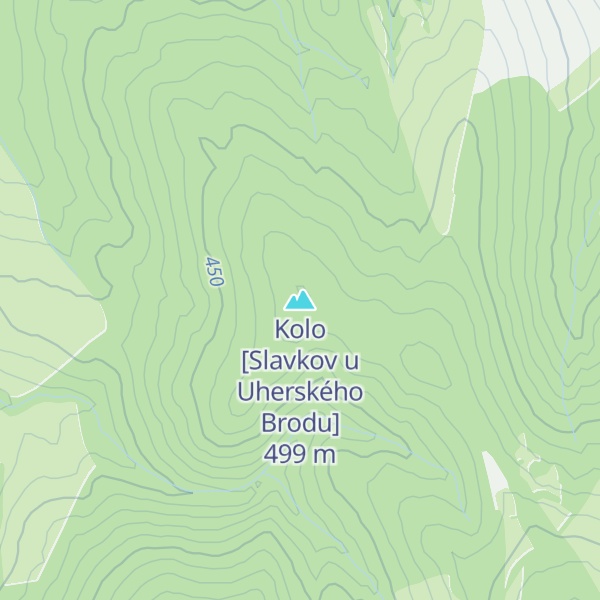 Map of Kolo [Slavkov u Uherského Brodu]