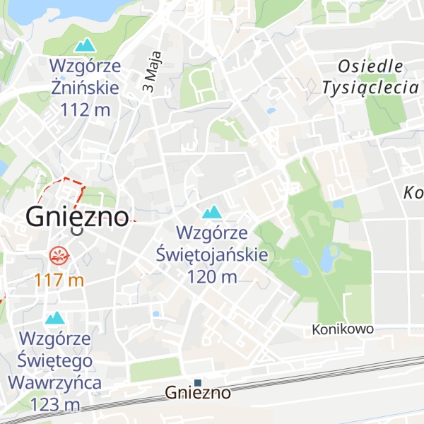 Map of Wzgórze Świętojańskie
