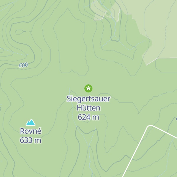 Map of Siegertsauer Hütten