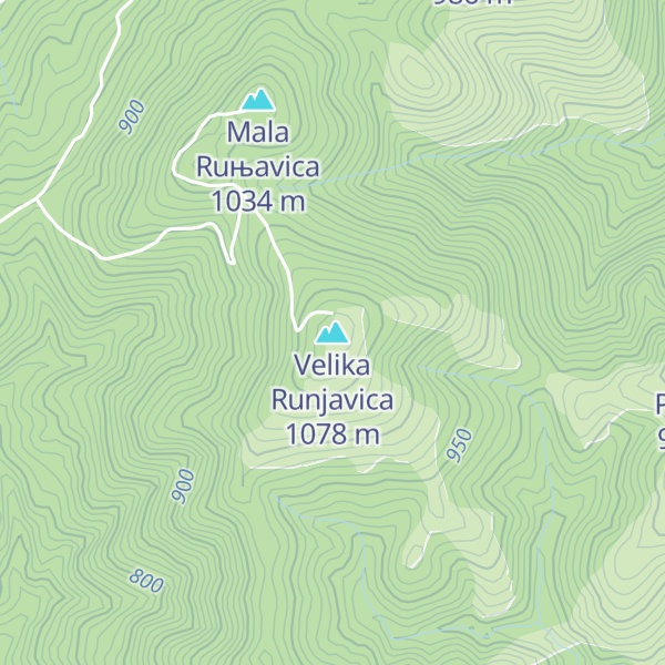 Map of Velika Runjavica