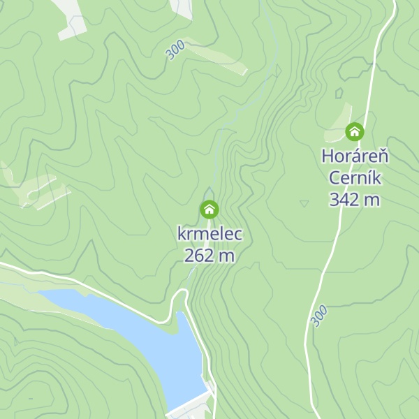 Map of krmelec
