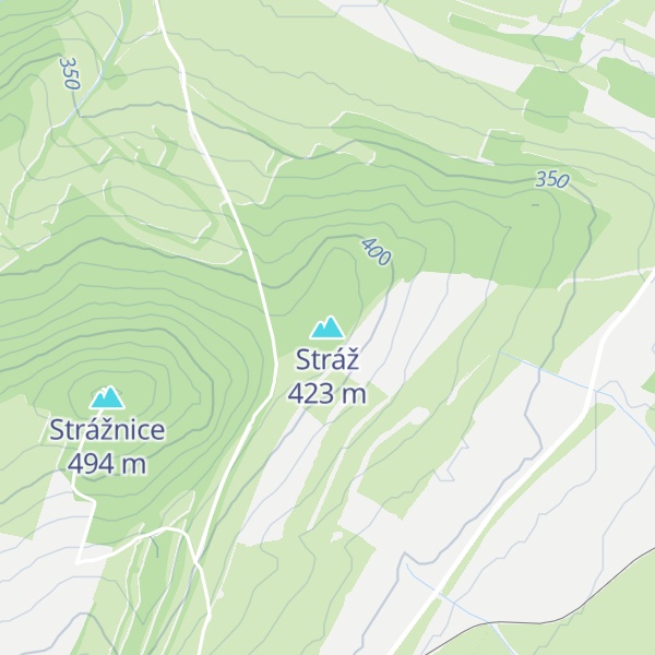 Map of Stráž