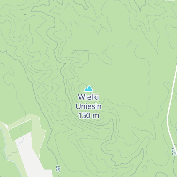 Map of Wielki Uniesin