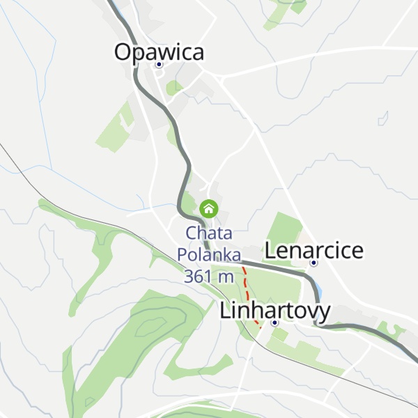Map of Chata Polanka