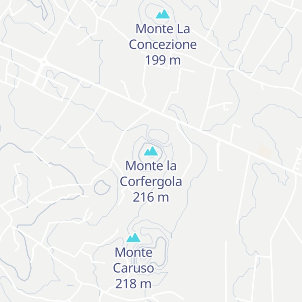 Map of Monte la Corfergola