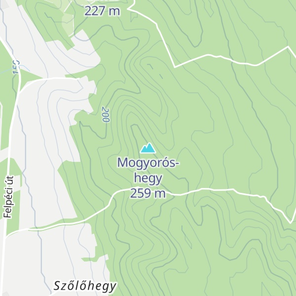 Map of Mogyorós-hegy