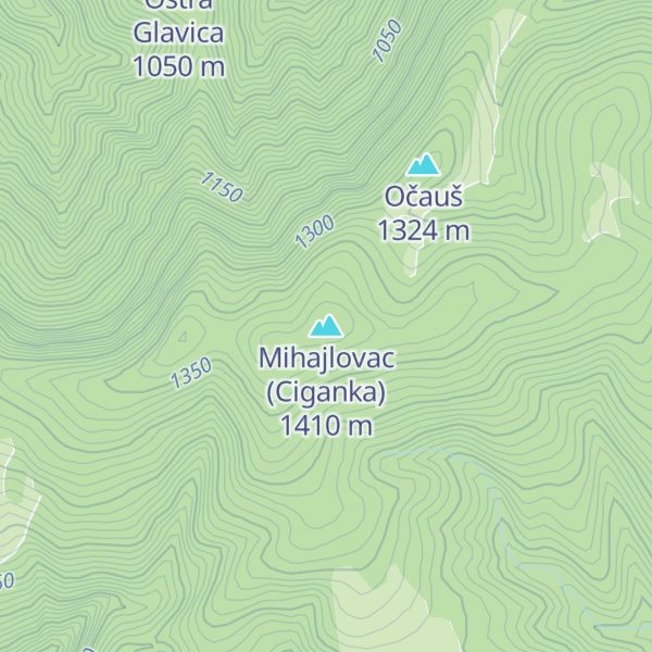 Map of Mihaјlovac (Ciganka)