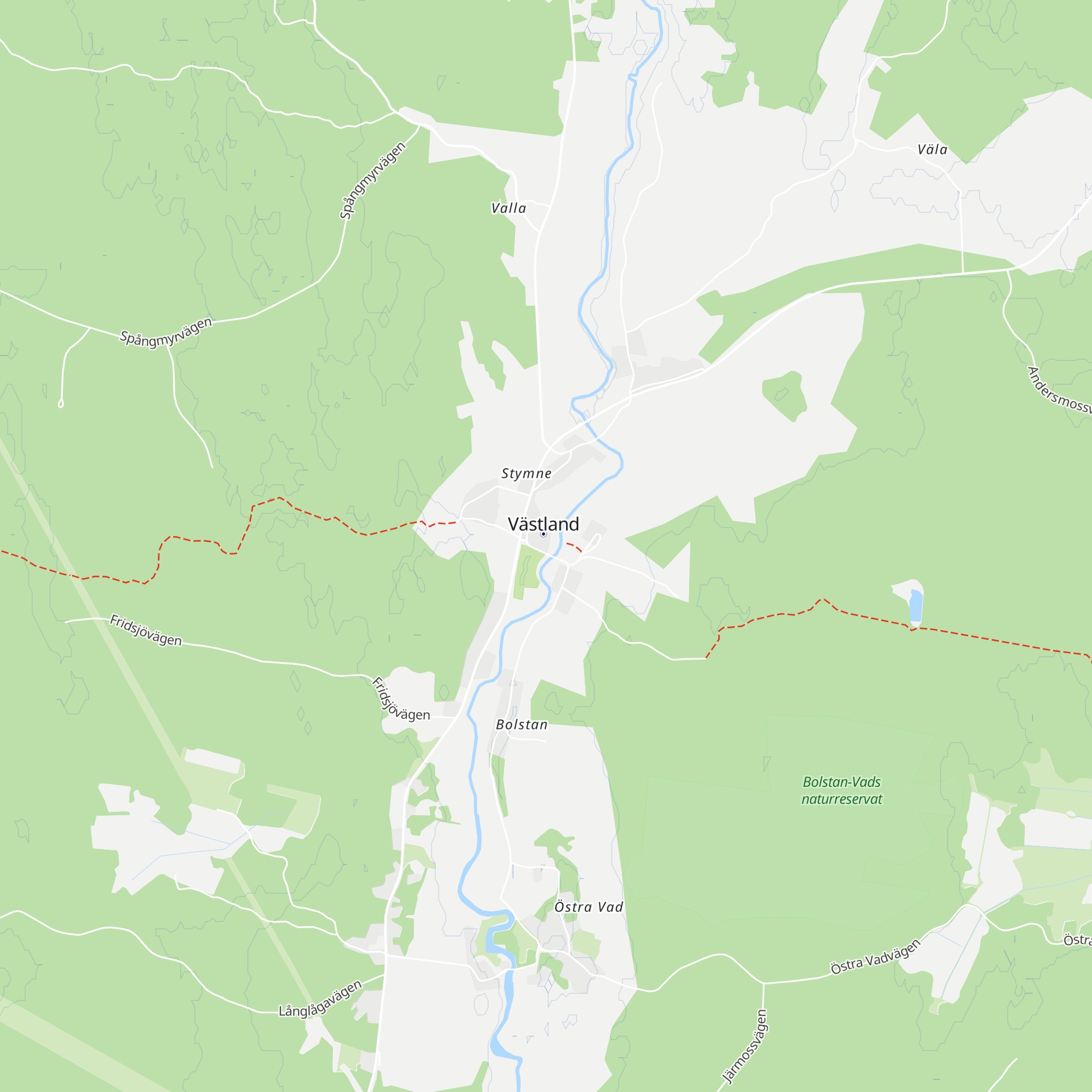 Västlands Kolarkoja map