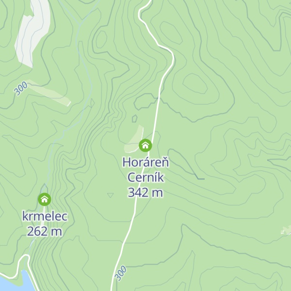 Map of Horáreň Cerník