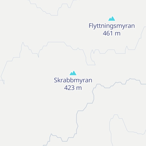 Map of Skrabbmyran