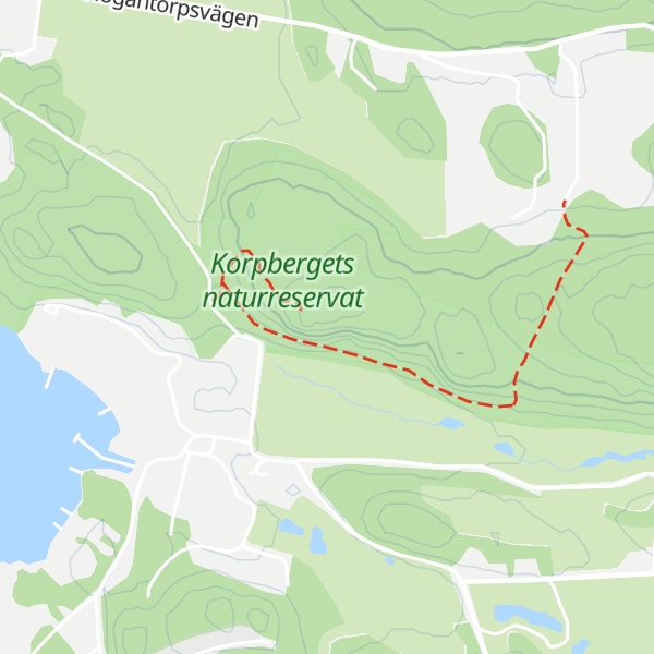 Map of Korpberget