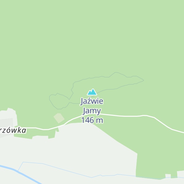Map of Jaźwie Jamy