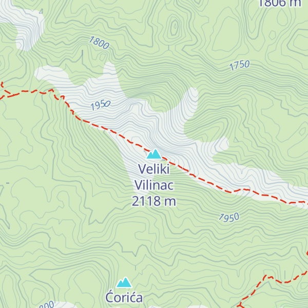 Map of Veliki Vilinac
