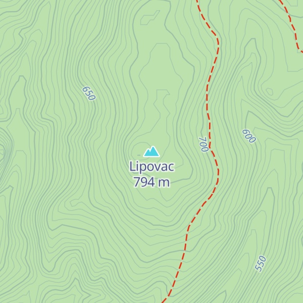 Map of Lipovac